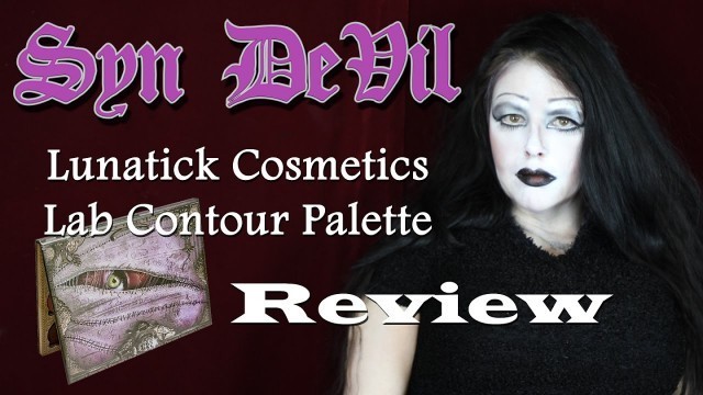 'Syn Devil Reviews Lunatick Cosmetics Pro Contour book'