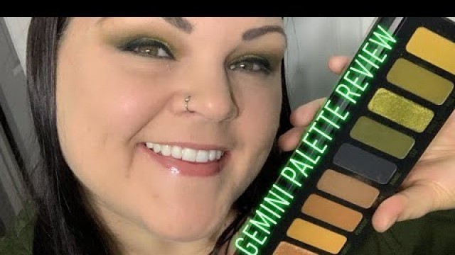 'Gemini Palette // Review, Try On and Swatches  // Melt Cosmetics'