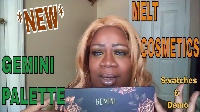 '*NEW* MELT COSMETICS GEMINI PALETTE Swatches & Demo'