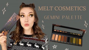 'MELT COSMETICS GEMINI PALETTE TUTORIAL & REVIEW | madeupmaddi'