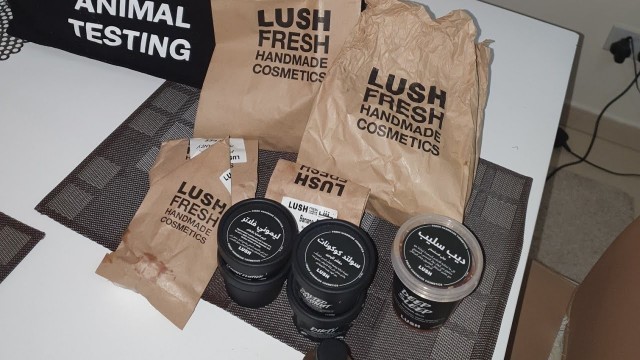 'Lush cosmetic Ajman City Centre  Goodie bag/Christmas  Gifts'