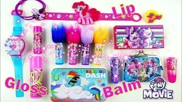 'New My Little Pony Makeup Kits Lip Gloss Lip Balm and Surprises'