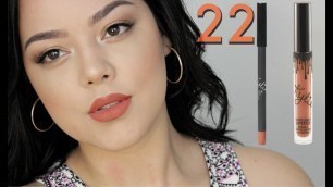 'Makeup Tutorial FEATURING Kylie Lip kit #22'