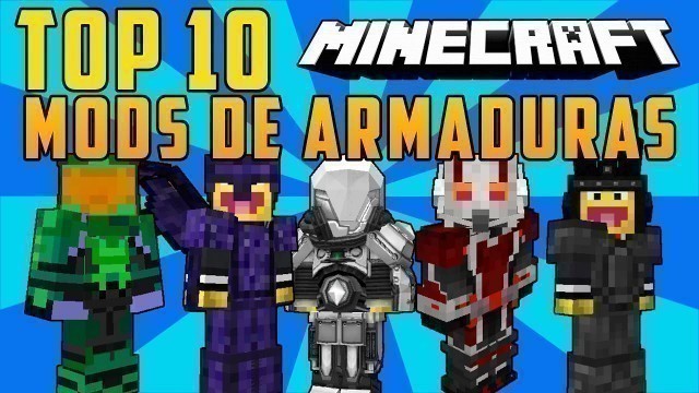 'TOP 10 MODS DE ARMADURAS MINECRAFT 1.8/1.7.10 - Los Mejores Mods'