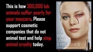 'Senate Bill 1249, CA Cruelty Free Cosmetics Act... CALL NOW!!'