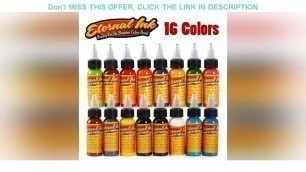 'Slide 30ml/bottle tattoo ink set permanent makeup art pigment 16PCS cosmetic tattoo paint for eyebr'