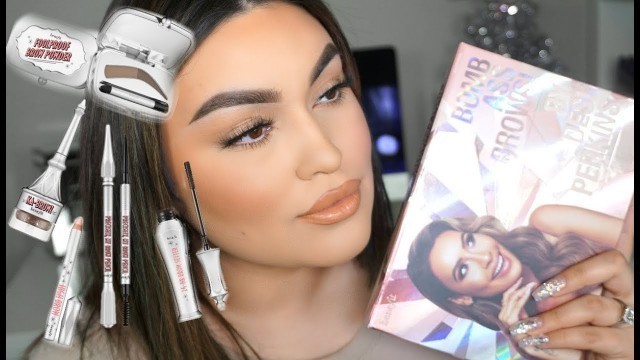 'BROW TUTORIAL USING BOMB ASS BROWS BY BENEFIT COSMETICS X DESI PERKINS'