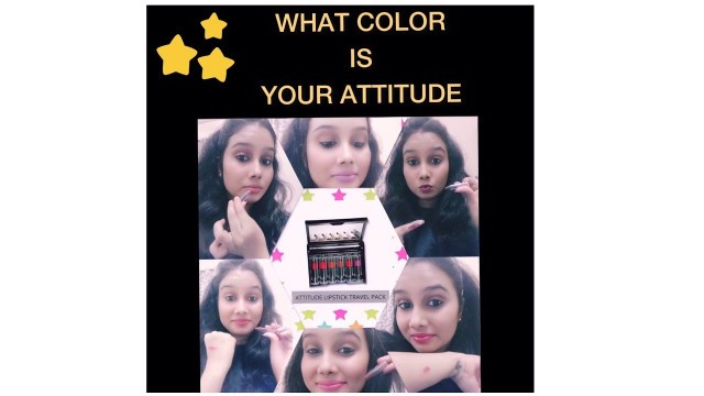 'Attitude Lipsticks Demo | Attitude Lipstich Travel Pack | Lip Makeup | Amway India |'