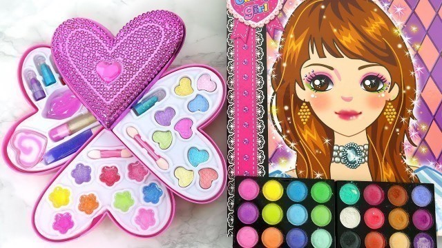 'Deluxe Makeup Cosmetic set Barbie Make-up Artist SKETCH باربي رسم ماكياج Esboço de Maquiagem Barbie'