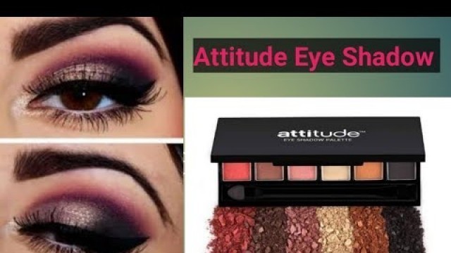 'Amway Attitude Eye shadow|| Eyes makeup || smart knowledge by sufia'