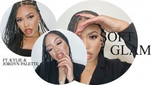 'EASY SOFT GLAM FT. KYLIE COSMETICS JORDYN COLLAB PALETTE | VYANA BRIE'