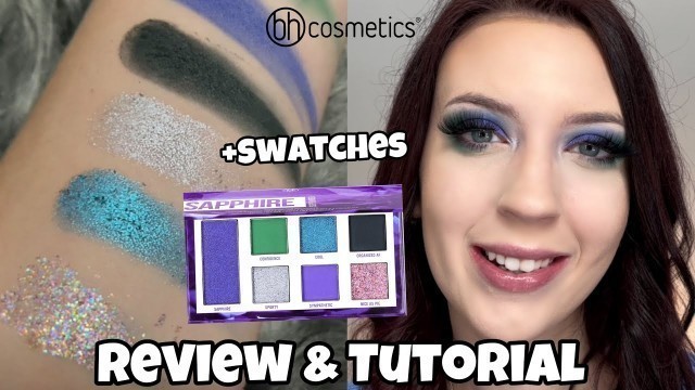 'BH COSMETICS SEPTEMBER BIRTHSTONE PALETTE REVIEW | TUTORIAL + SWATCHES'