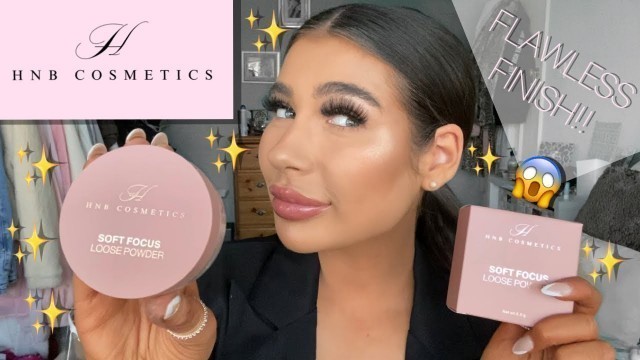 'HNB COSMETICS SOFT FOCUS LOOSE POWDER REVIEW | New favourite product alert! | Facetune in real life?'