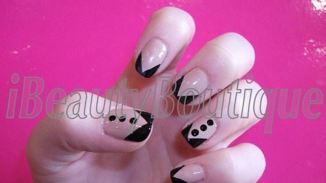 'Kylie Jenner\'s Tuxedo Inspired - Nail Art | iBeautyBoutique'