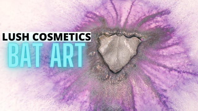 'BAT ART | Lush Cosmetics | Halloween Bath Bomb Demo & Review | LUSH'