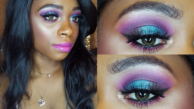 'Colorful Birthday Makeup Tutorial 