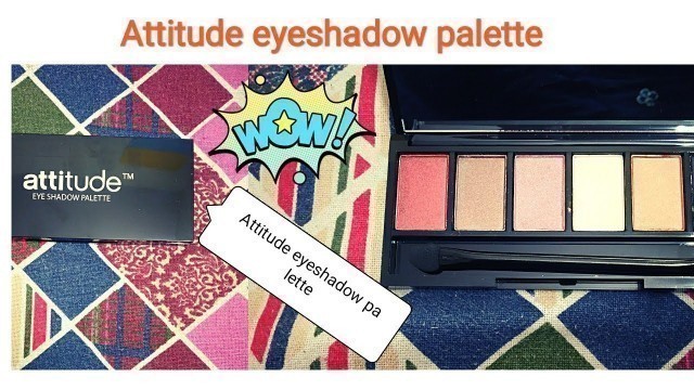 'amway attitude eyeshadow palette new review in hindi #amway #attitude #attitudeeyeshadowpallete#'