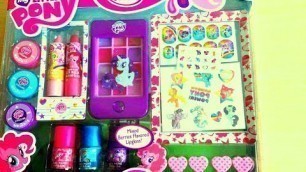 'My little pony beauty tech cosmetic set  unboxing'