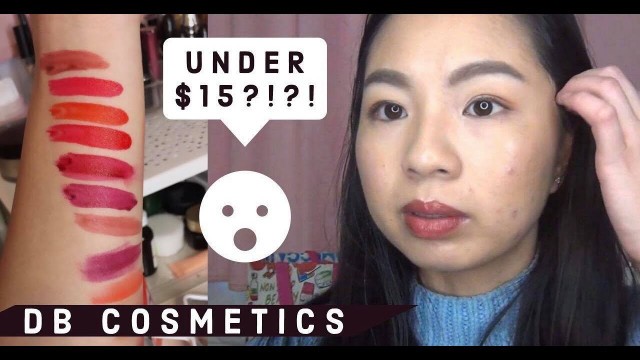 'DRUGSTORE DB COSMETICS LIP PRODUCTS UNBOXING!!!'