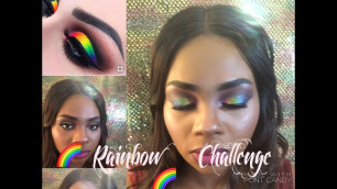 'Rainbow Challenge using Take me Back to Brazil BY BH Cosmetics'