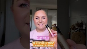 'DB Cosmetics Luminous Lip Gloss Swatches - Cruelty Free Drug Store Makeup'