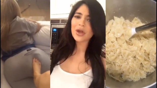 'Kylie Jenner Singing, Cooking & Playing with Jordyn\'s Booty (FULL SNAPCHATS)'