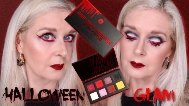 'Black & Red Halloween Eyeshadow Tutorial | BH Cosmetics Drop Dead Gorgeous Lil\' Bit Psycho'