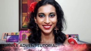 'Simple Red and Green Advent Christmas Makeup Tutorial | Juvia\'s Place | BH Cosmetics | AQUARENOVATIO'