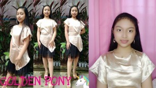 'Golden Pony Makeup Look + Outfit | Youcarie Torres'