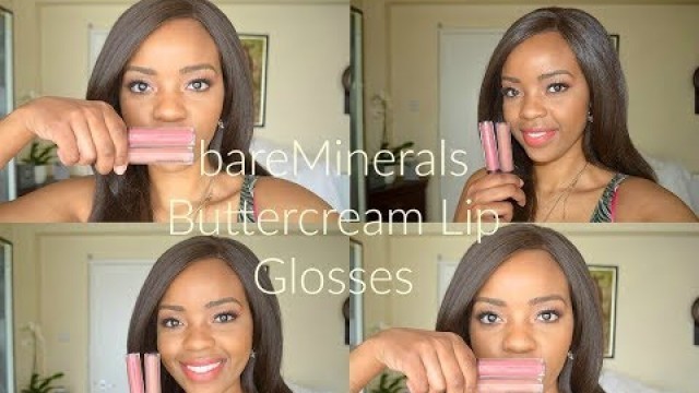 'REVIEW: BareMinerals Gen Nude Buttercream Lipgloss + Swatches'