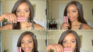 'REVIEW: BareMinerals Gen Nude Buttercream Lipgloss + Swatches'