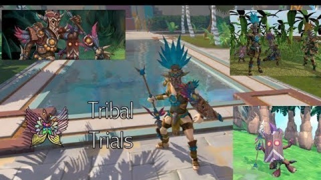 'RS3 Tribal Trials Cosmetics (Outfit + Weapons + Pet) Promotion'