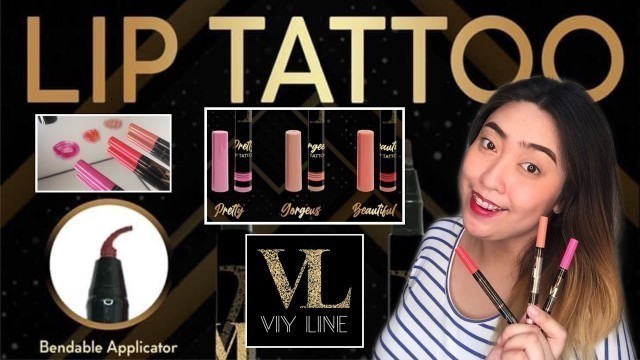 'VIY LINE LIP TATTOO (UNBOXING+SWATCHES+REVIEW)'