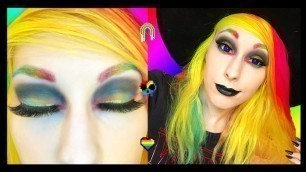 'Rainbow Makeup Tutorial ft. Bh Cosmetics Take Me Back To Brazil Pallet'