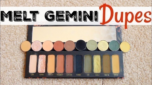 'Melt Cosmetics Gemini DUPES | Colourpop, Sydney Grace, Makeup Geek, MBA Cosmetics | Katie Marie'