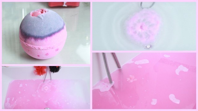 'Lush Cosmetics: Sex Bomb Bath Bomb Demo'