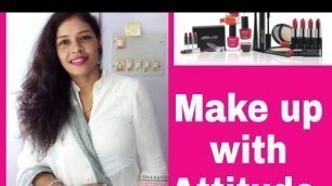 'Makeup with Amway Attitude Products.'