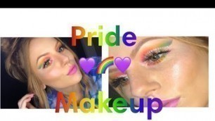 'Pride/Rainbow Cut Crease Inspired Makeup 