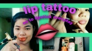 'Lip tattoo permanent makeup'