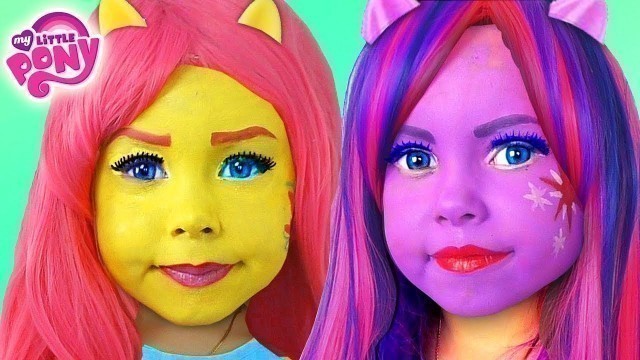 'Kids Makeup My Little Pony with Colors Paints Alisa Play Dolls Equestria Girls MLP & DRESS UP'