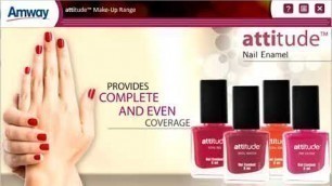 'Amway Attitude Make up Range products range training video in hindi'