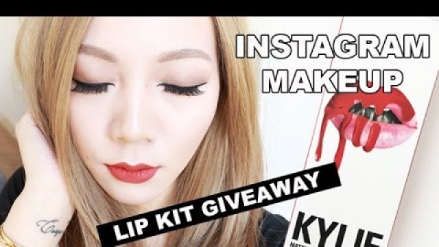 'Instagram Style Makeup |  Using Kylie Lip Kit 22 + GIVEAWAY'