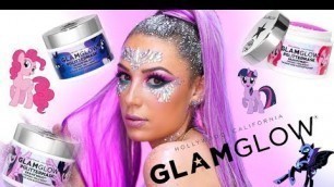 'NEW! GLAMGLOW MY LITTLE PONY GLITTER MASKS! | Festival Glitter Makeup Tutorial | Victoria Lyn'