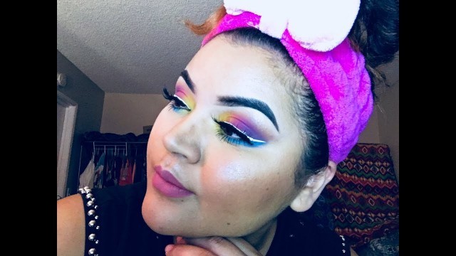 'Colorful eyeshadow | BH cosmetics Take me back to Brazil palette'