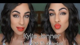 'Kylie Jenner 22 Lip Kit Tutorial'