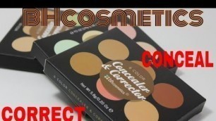 'BH COSMETICS 6 COLOR CORRECTOR AND CONCEALER PALETTES LIGHT, MEDIUM AND DARK'