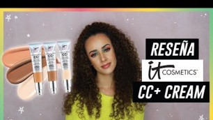 'It Cosmetics YOUR SKIN BUT BETTER CC+ CREAM: Reseña y Aplicación | Patricia Machado'