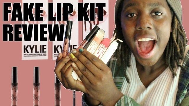 '$2 FAKE KYLIE JENNER LIP KIT REVIEW'