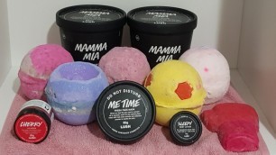 'LUSH Cosmetics Classic Bath Bombs and Mother\'s Day Combined Haul 2020'