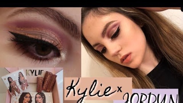 'KYLIE COSMETICS KYLIE X JORDYN COLLECTION REVIEW+TUTORIAL'